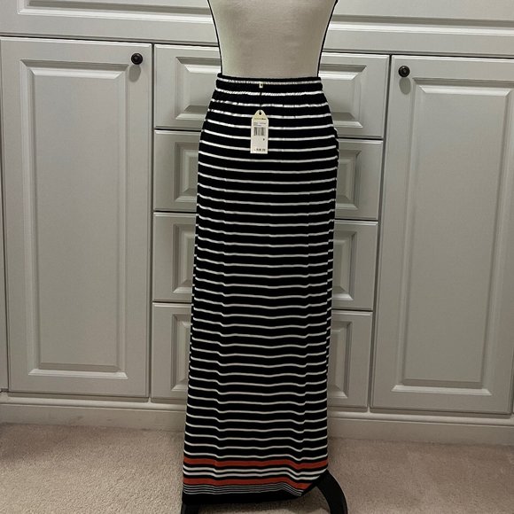 NWT Sophie Max Striped Maxi Skirt Small - Picture 2 of 5